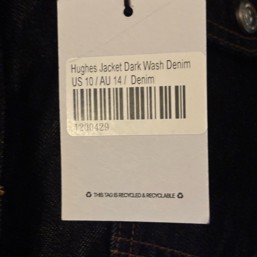 Princess Polly Dark Blue Jean Jacket - Picture 7 of 13